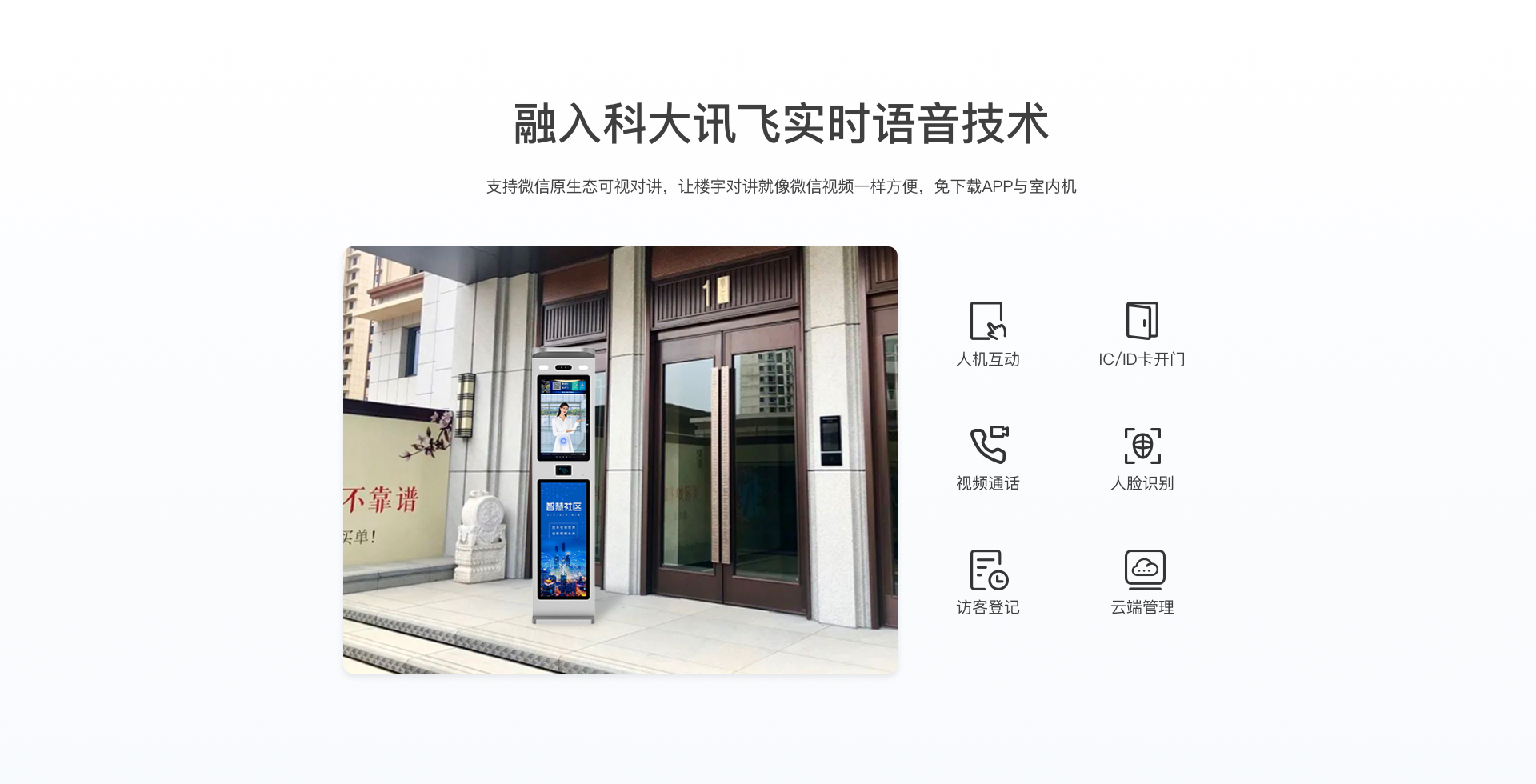 25寸數(shù)字人AI樓宇可視對(duì)講交互機(jī)